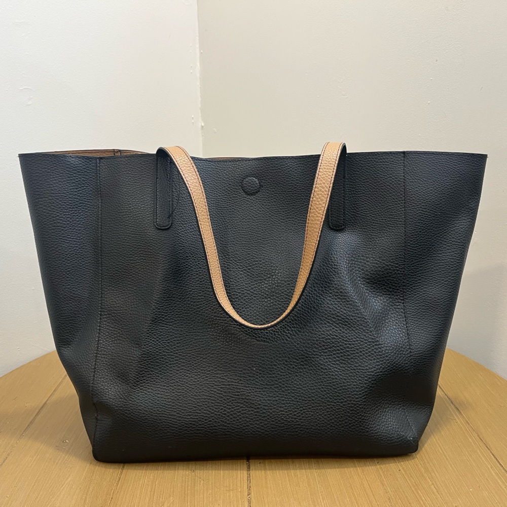 Large Nordstrom Black Tote
